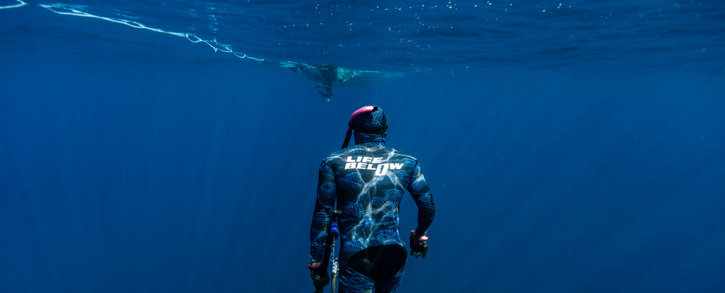 Life Below "DNA" Stinger Suit 2 Piece Electric Blue