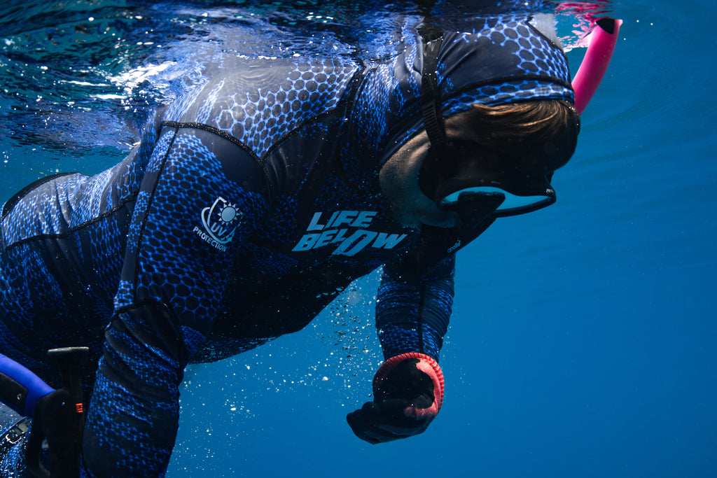 Life Below "DNA" Stinger Suit 2 Piece Electric Blue