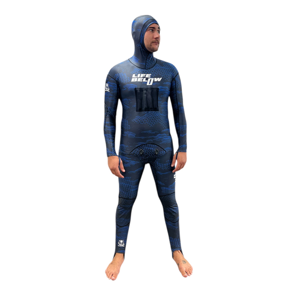 Life Below "DNA" Stinger Suit 2 Piece Electric Blue
